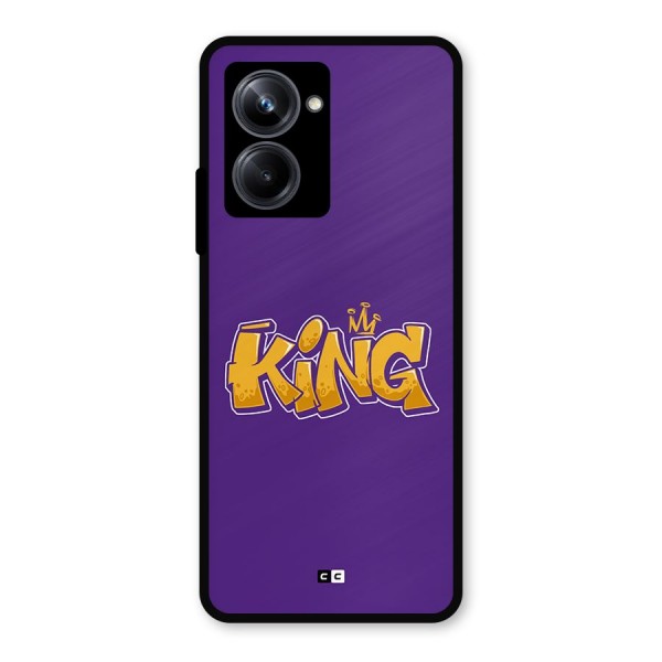 The Royal King Metal Back Case for Realme 10 Pro