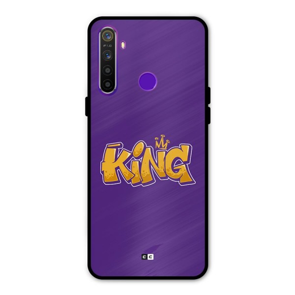 The Royal King Metal Back Case for Realme 5