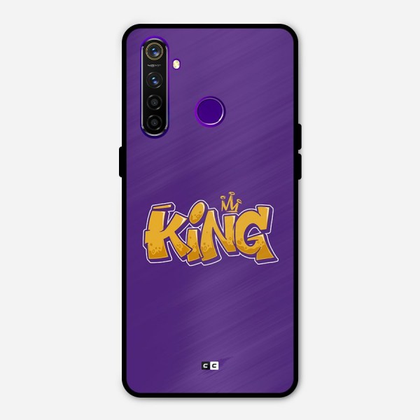 The Royal King Metal Back Case for Realme 5 Pro