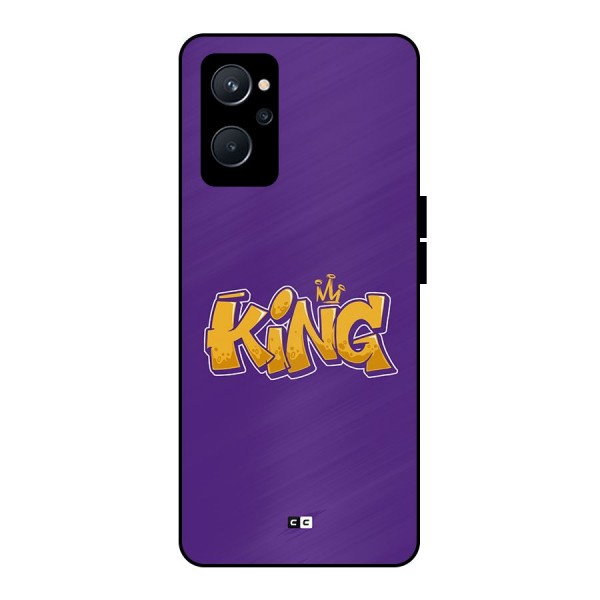 The Royal King Metal Back Case for Realme 9i 5G