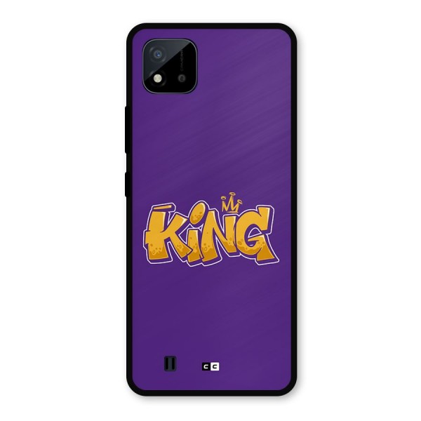 The Royal King Metal Back Case for Realme C11 2021