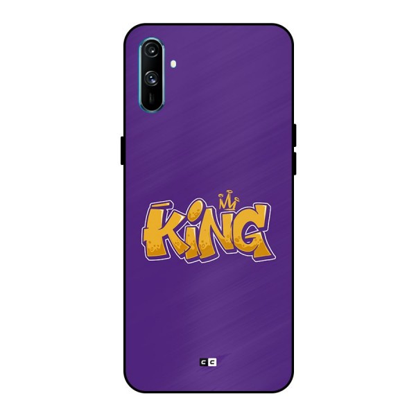 The Royal King Metal Back Case for Realme C3