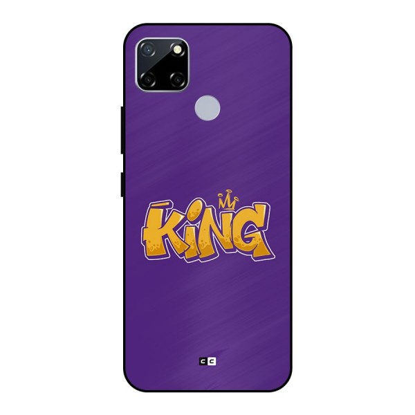 The Royal King Metal Back Case for Realme Narzo 20