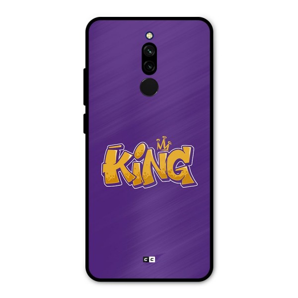 The Royal King Metal Back Case for Redmi 8