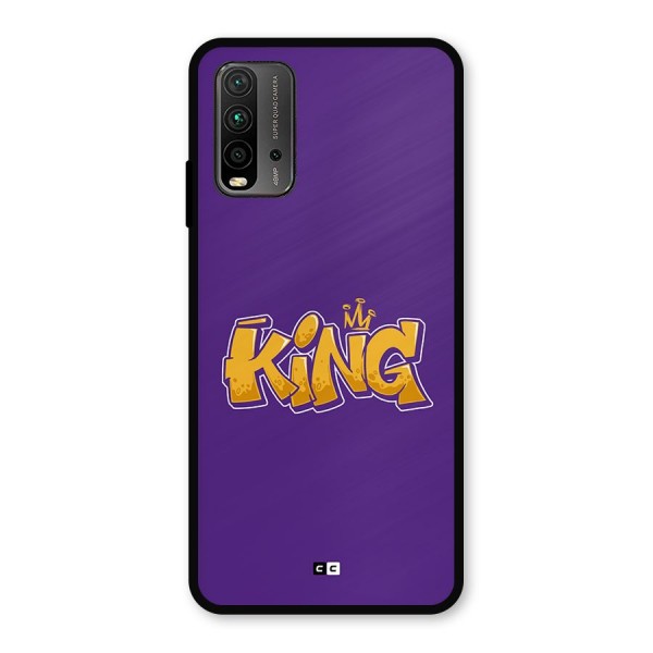 The Royal King Metal Back Case for Redmi 9 Power