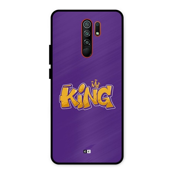 The Royal King Metal Back Case for Redmi 9 Prime