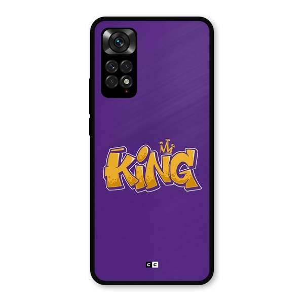 The Royal King Metal Back Case for Redmi Note 11