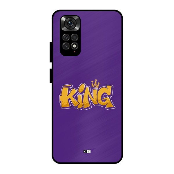 The Royal King Metal Back Case for Redmi Note 11 Pro