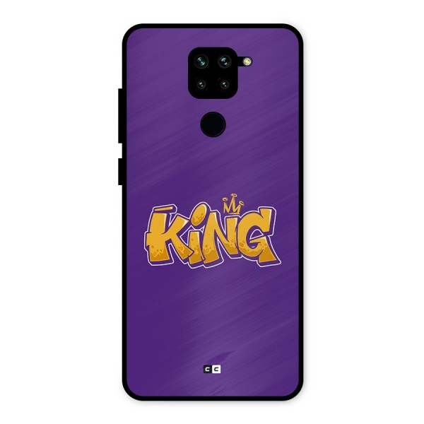 The Royal King Metal Back Case for Redmi Note 9