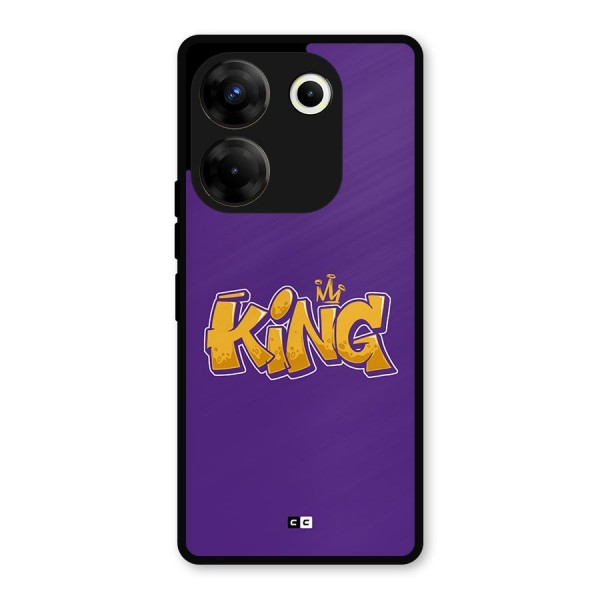 The Royal King Metal Back Case for Tecno Camon 20