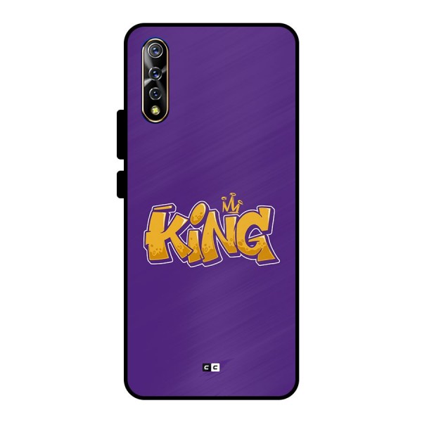 The Royal King Metal Back Case for Vivo S1