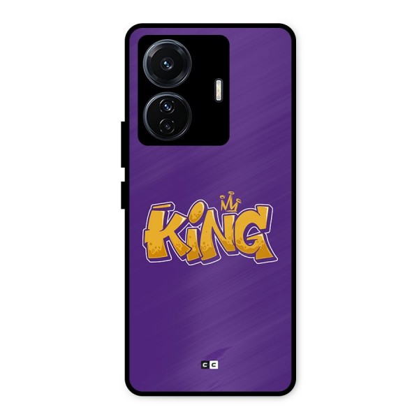 The Royal King Metal Back Case for Vivo T1 Pro