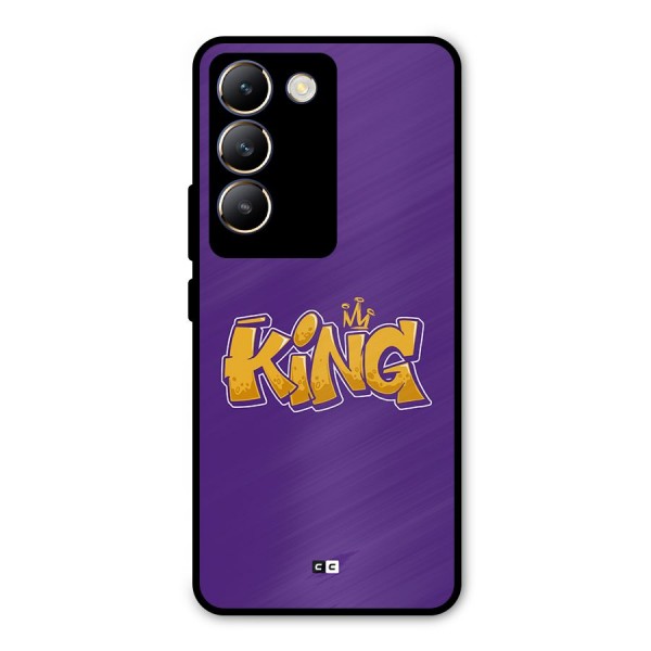 The Royal King Metal Back Case for Vivo T3 5G