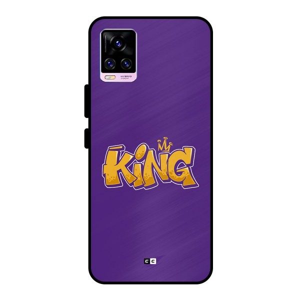 The Royal King Metal Back Case for Vivo V20 Pro