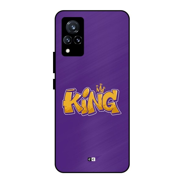 The Royal King Metal Back Case for Vivo V21 5G