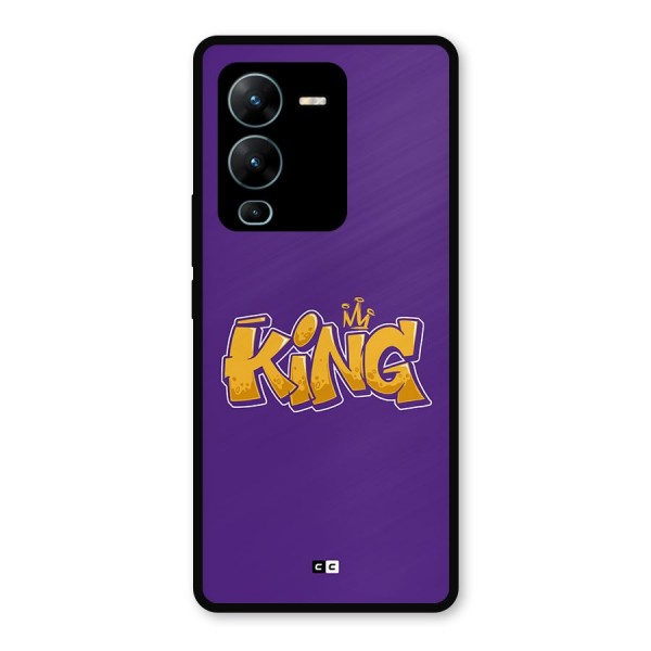 The Royal King Metal Back Case for Vivo V25 Pro