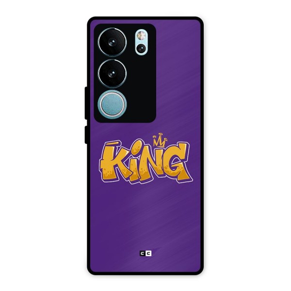 The Royal King Metal Back Case for Vivo V29 Pro