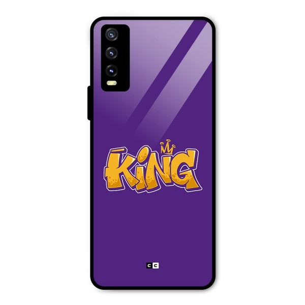 The Royal King Metal Back Case for Vivo Y20 2021