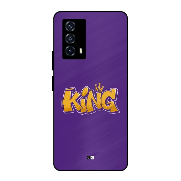 The Royal King Metal Back Case for iQOO Z5