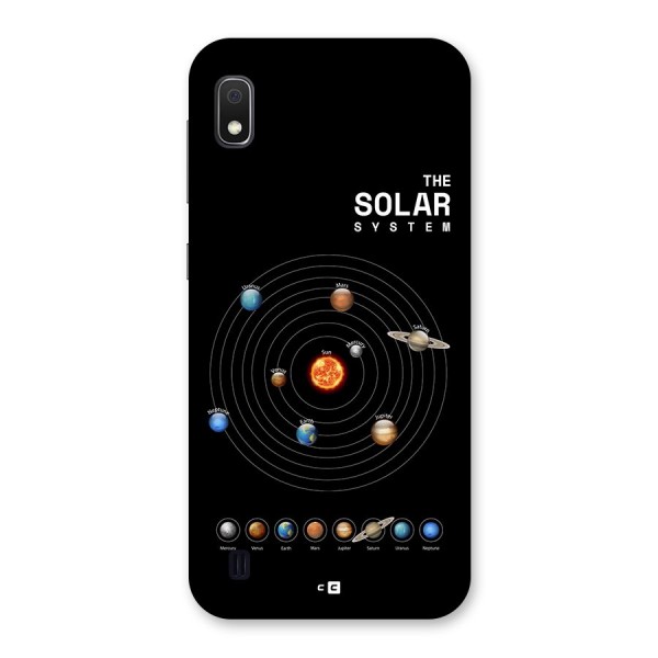 The Solar System Back Case for Galaxy A10