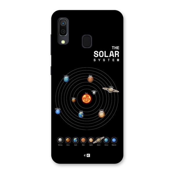 The Solar System Back Case for Galaxy A20