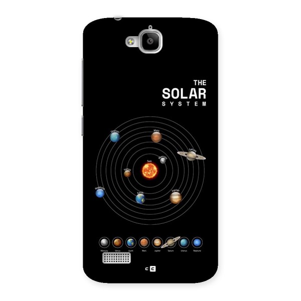 The Solar System Back Case for Honor Holly