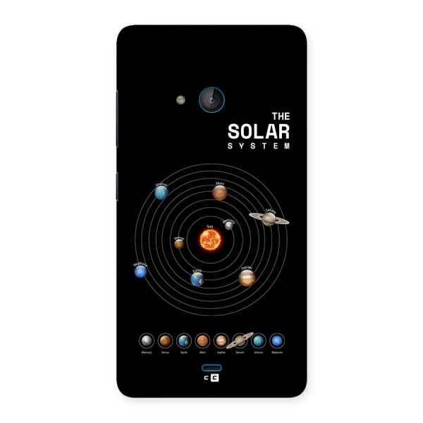 The Solar System Back Case for Lumia 540