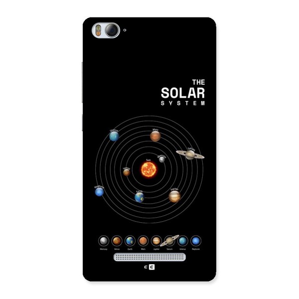 The Solar System Back Case for Mi4i