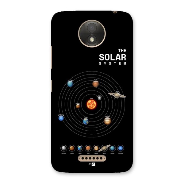 The Solar System Back Case for Moto C Plus