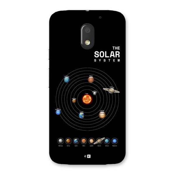 The Solar System Back Case for Moto E3 Power