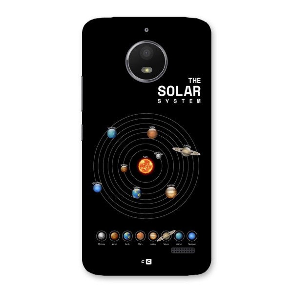 The Solar System Back Case for Moto E4