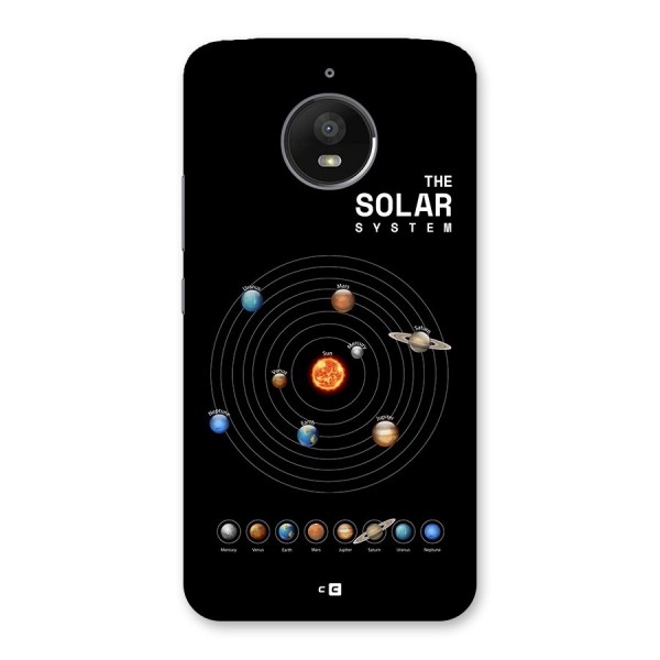 The Solar System Back Case for Moto E4 Plus