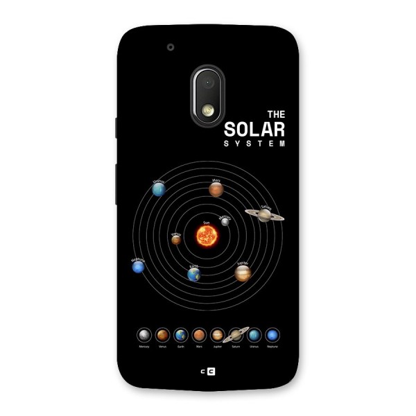 The Solar System Back Case for Moto G4 Play