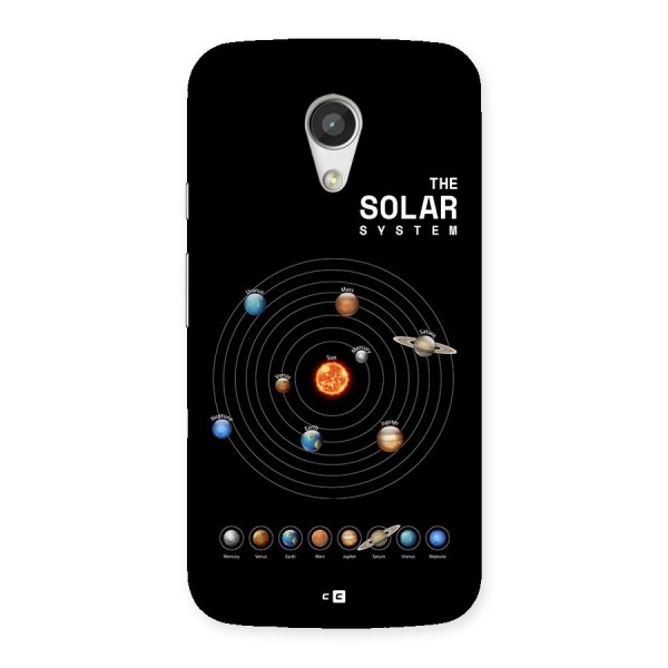 The Solar System Back Case for Moto G 2nd Gen