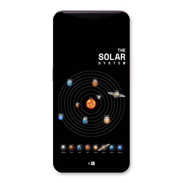 The Solar System Back Case for Oppo Find X