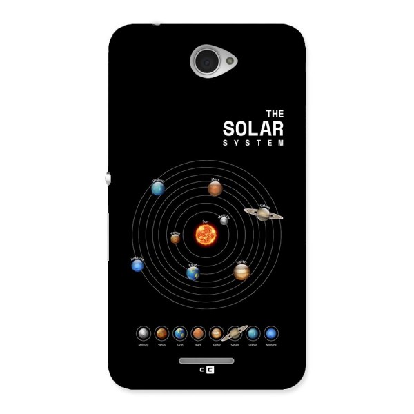 The Solar System Back Case for Xperia E4