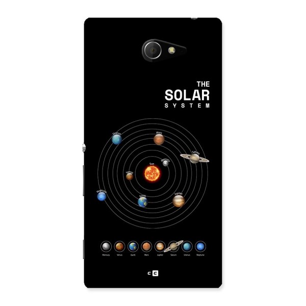 The Solar System Back Case for Xperia M2