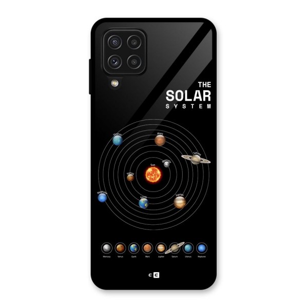 The Solar System Glass Back Case for Galaxy A22 4G