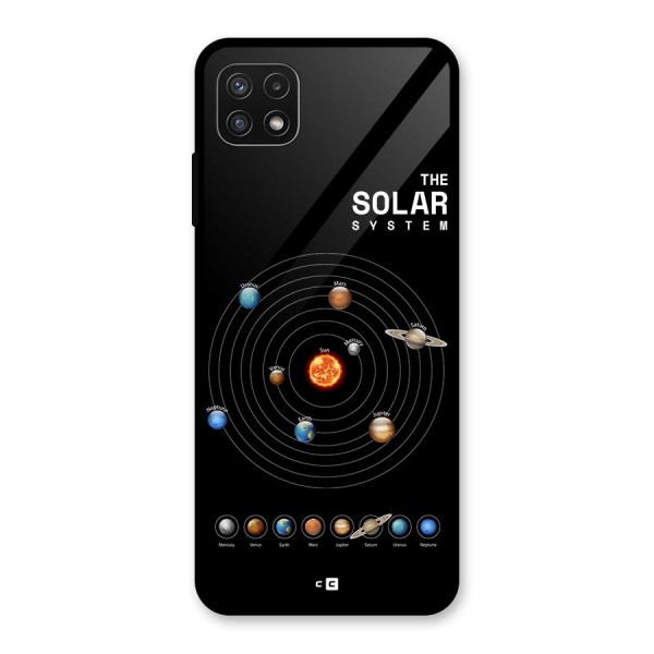 The Solar System Glass Back Case for Galaxy A22 5G