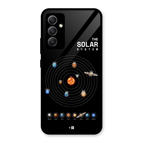 The Solar System Glass Back Case for Galaxy A34