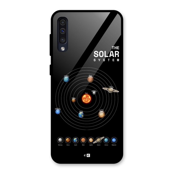 The Solar System Glass Back Case for Galaxy A50