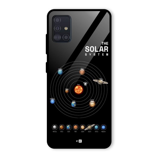 The Solar System Glass Back Case for Galaxy A51