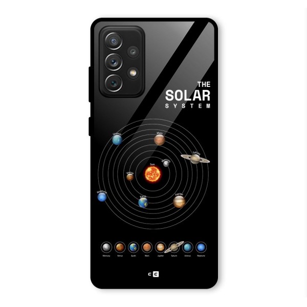 The Solar System Glass Back Case for Galaxy A72