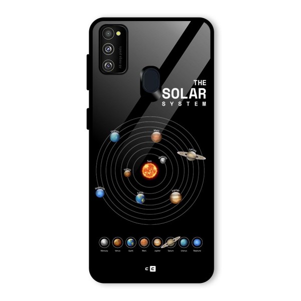 The Solar System Glass Back Case for Galaxy M30s