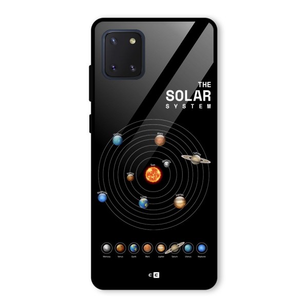 The Solar System Glass Back Case for Galaxy Note 10 Lite