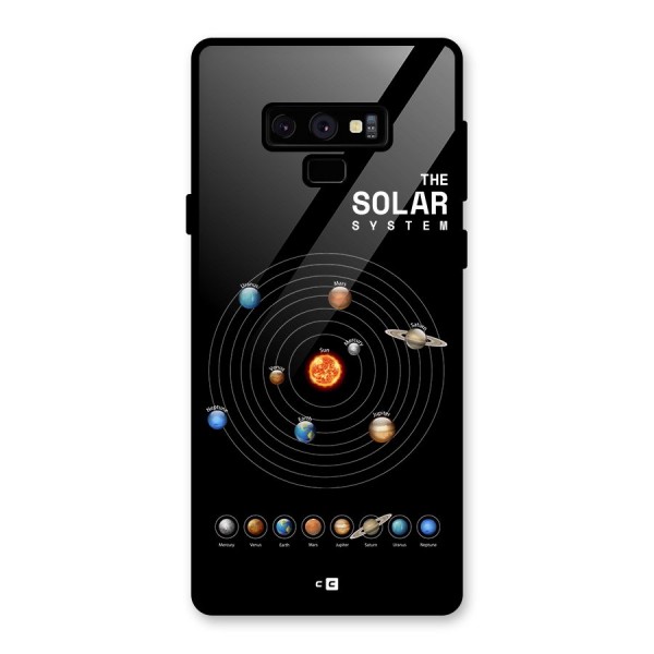 The Solar System Glass Back Case for Galaxy Note 9