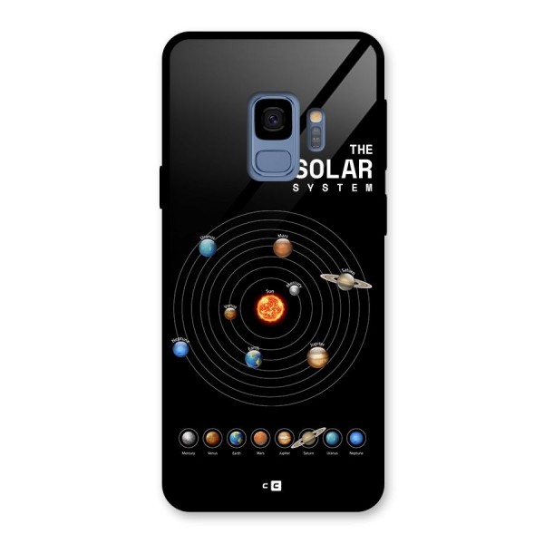 The Solar System Glass Back Case for Galaxy S9