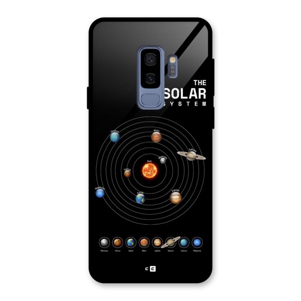 The Solar System Glass Back Case for Galaxy S9 Plus