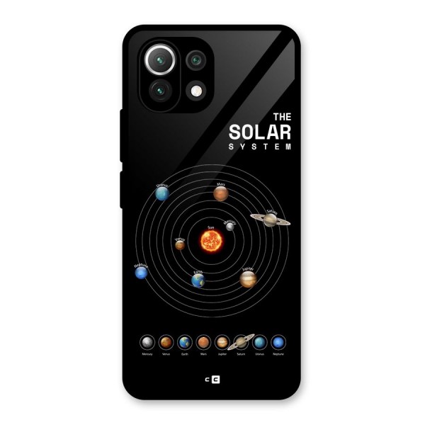 The Solar System Glass Back Case for Mi 11 Lite