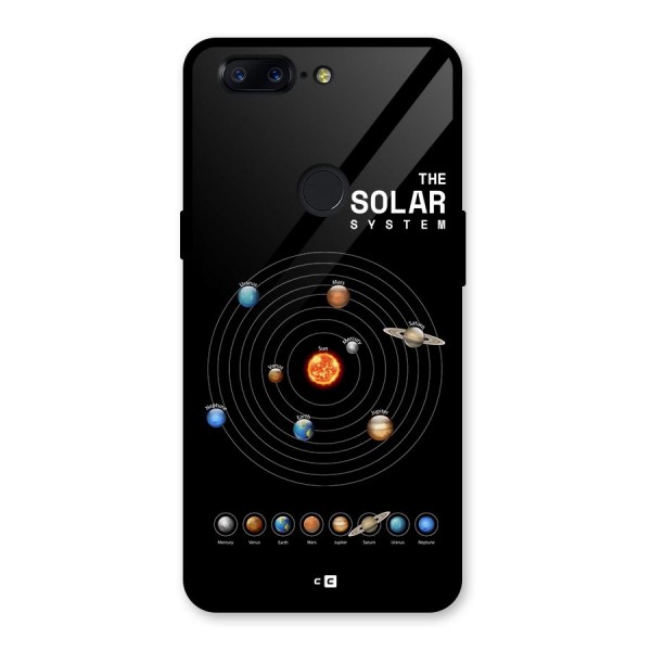 The Solar System Glass Back Case for OnePlus 5T